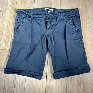 Hollister Navy Blue Bermuda Shorts. Size 5.